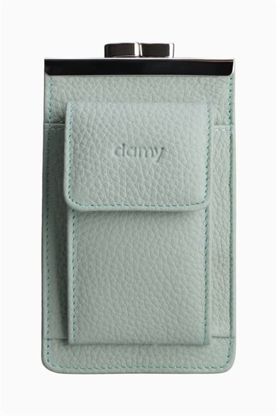 Hakiki Deri Unisex Kartlıklı Sigaralık 701 - Yeşil