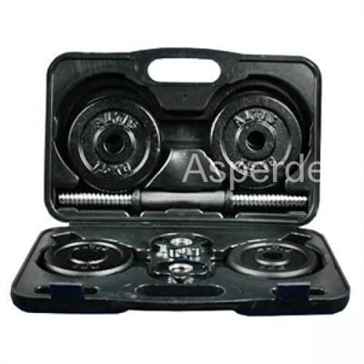 Ağırlık Seti 10 kg Siyah (Çantalı)