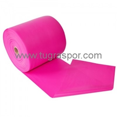 AVESSA RULO PİLATES LASTİĞİ 45 MT İNCE(45MM*15*0,35MM)PEMBE