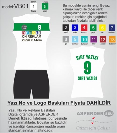 Voleybol Bayan Forma - tayt model 01