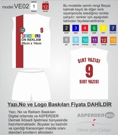 Voleybol Forma Şort model 02