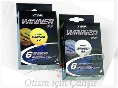 Masa Tenisi Topu Stiga Winner * 6lı