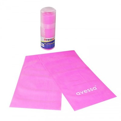 AVESSA PİLATES BANDI PVC TÜP HAFİF PEMBE 10CM*15CM*0,03MM