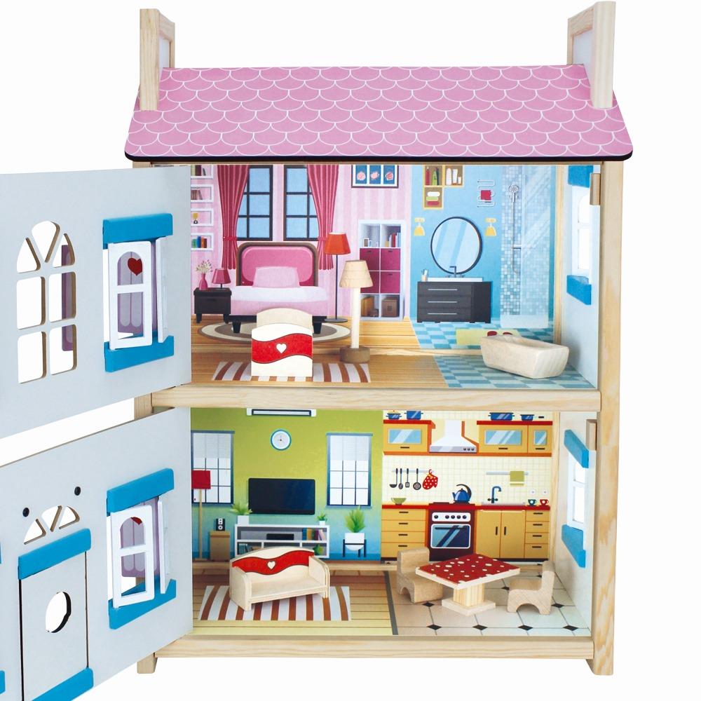 Ahşap 2 Katlı Oyun Evi