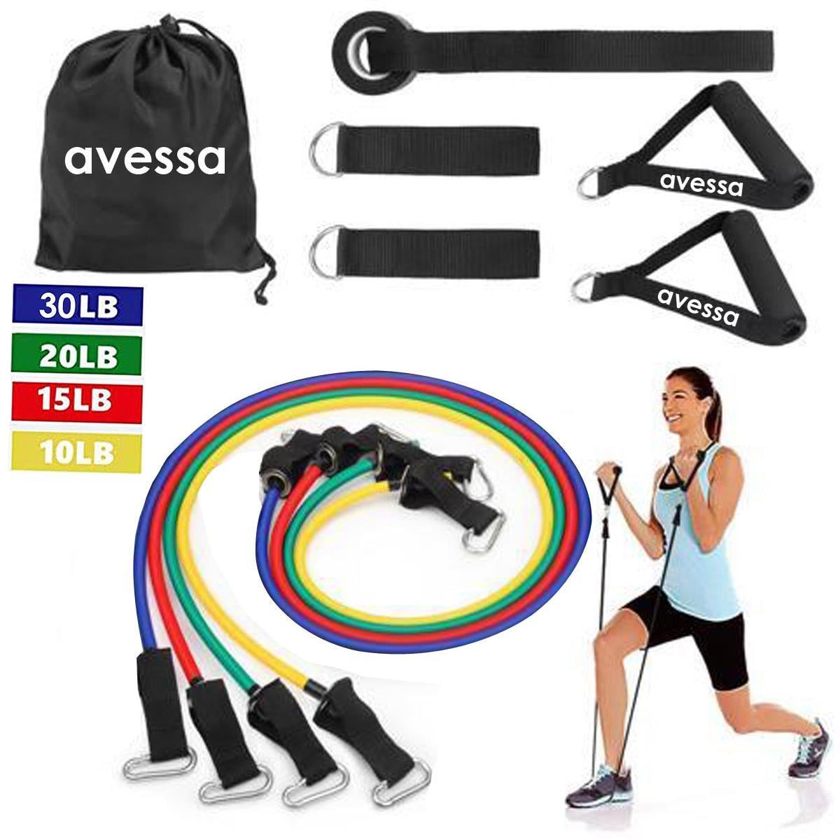 Avessa 4 Lü Direnç Lastiği Seti 10 Parça ACS-400