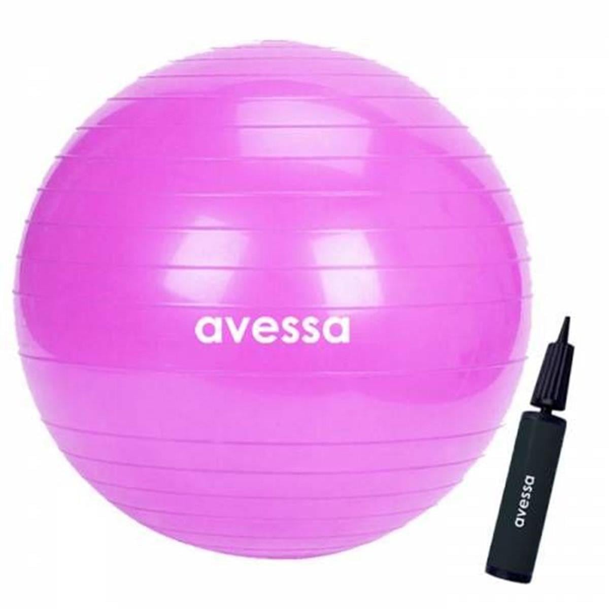 Avessa 75 cm Pilates Topu Pembe Pompalı