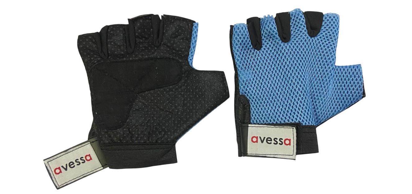 Avessa Fileli Ağırlık Eldiveni Mavi
