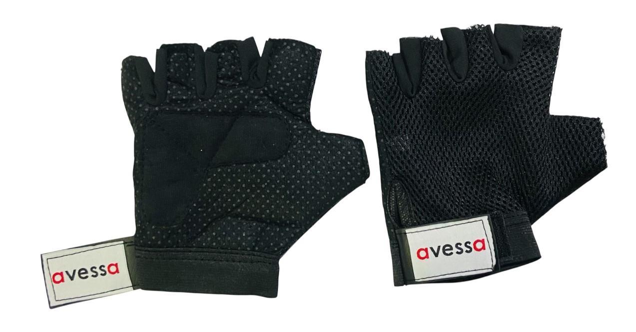 Avessa Fileli Ağırlık Eldiveni Siyah
