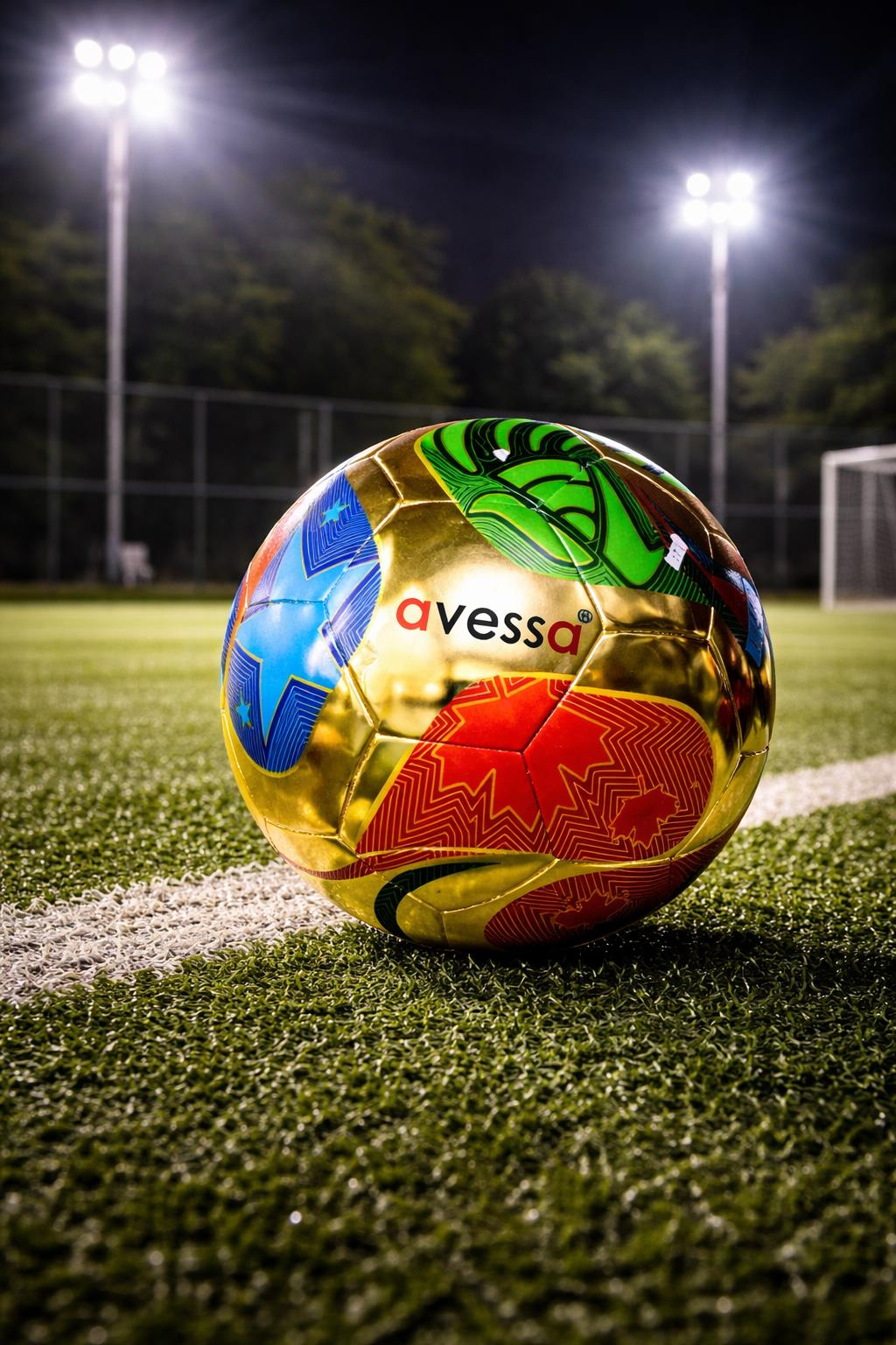 Avessa Ft-1100 Futbol Topu No5 Altın Renk