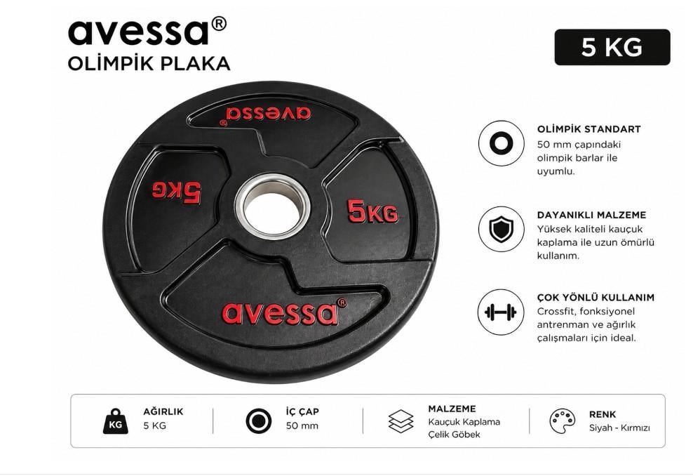 Avessa Op-5Kg Olimpik Plaka 5Kg