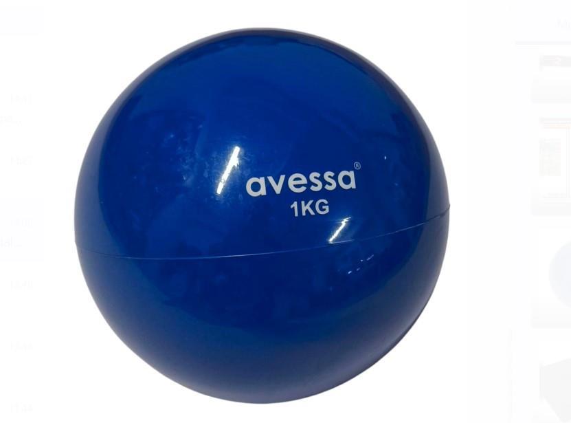 Avessa Ptb-20 Tonıng Ball Pilates Ağırlık Topu 1 Kg