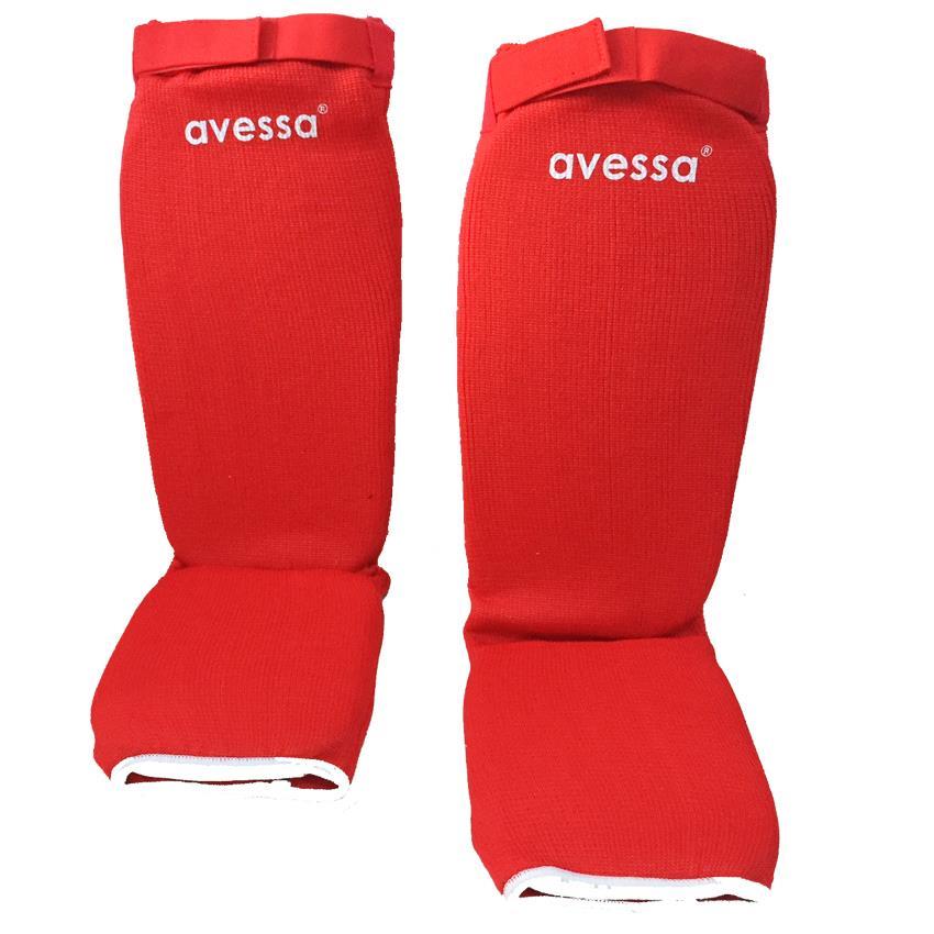 Avessa Rsg-100 MuayTai Ayak Kaval Koruyucu Kırmızı M Beden