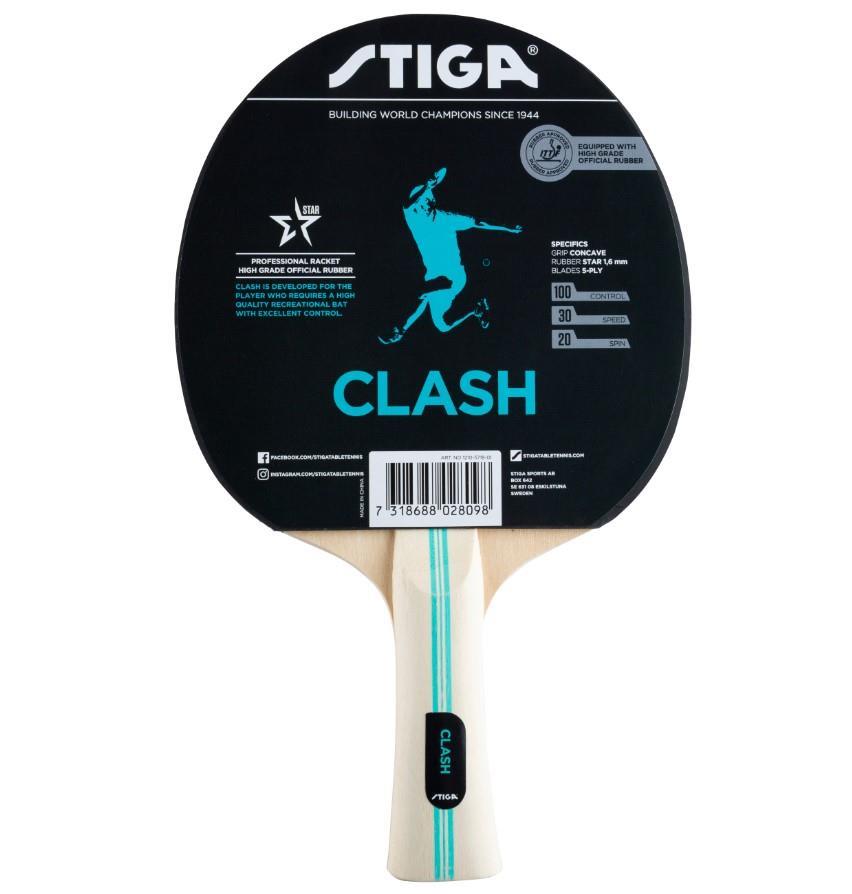 Stiga Bat Clash Hobby Masa Tenisi Raketi 1210-5718-01