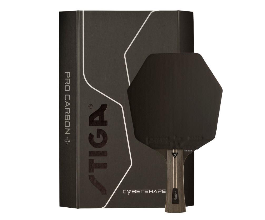 Stiga Bat Pro Carbon Plus Cybershape 5 Star Masa Tenisi Raketi 1215-0401-35