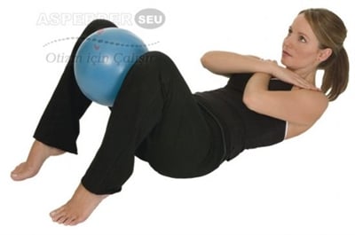 Pilates Topu Busso 20 cm pompasız
