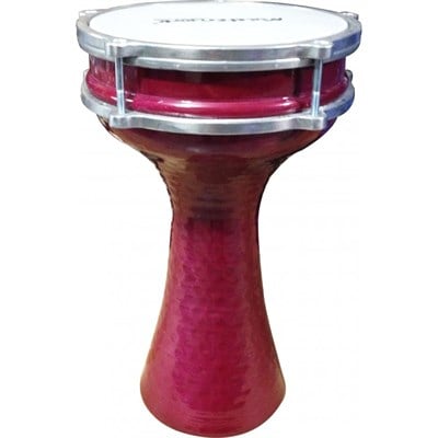 Darbuka 3 Numara Alüminyum Bordo