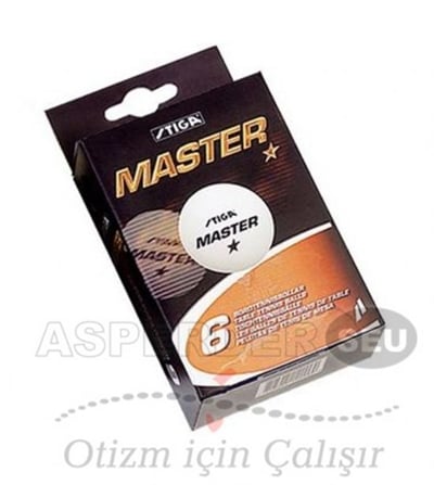 Masa Tenisi Topu Stiga Master * 6lı