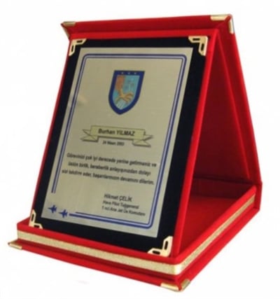 Plaket (Şilt) 12*15cm