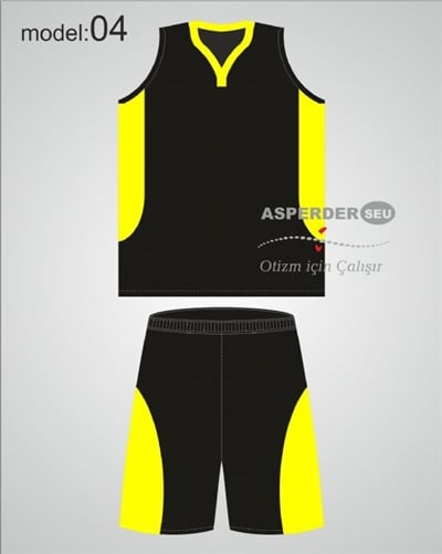 Basketbol Forma Şort takım model 04