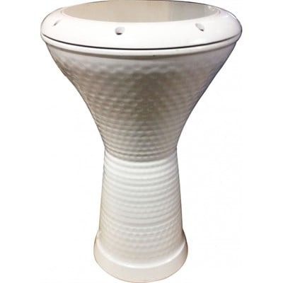 Mısır Darbuka Alüminyum Beyaz