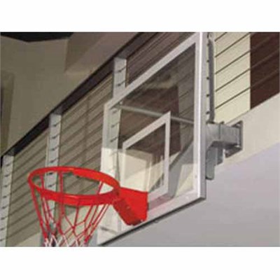 Basketbol potası duvara montaj antreman 10mm cam(ak) panya 90*120 cm 20 sabit çembr