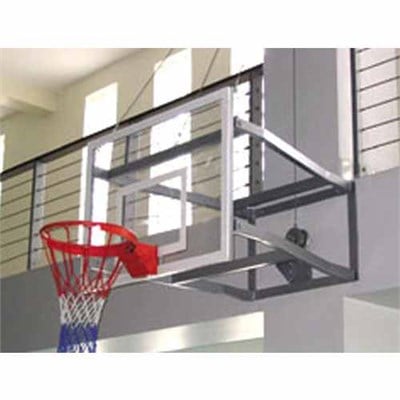 Basketbol potası duvara montaj antreman 15mm cam(ak) panya 90*120 cm 20 sabiyat çembr yüksekıik ayarli