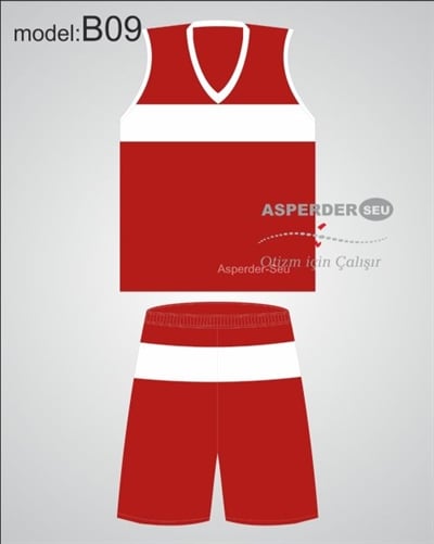 Basketbol Forma Şort takım model 09