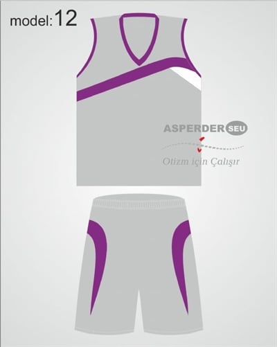 Basketbol Forma Şort takım model 12