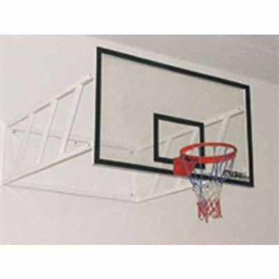 Basketbol potası duvara montaj antreman 10mm cam(ak) panya 90*120 cm 20 sabiyat çembr yüksekıik ayarli