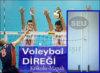 Voleybol Direği (kriko sistemli, mapalı)