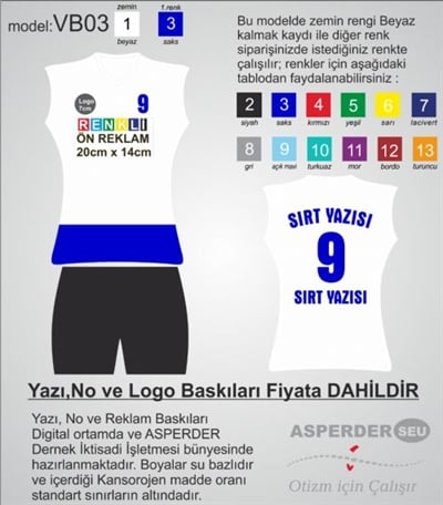 Voleybol Bayan Forma - tayt model 03