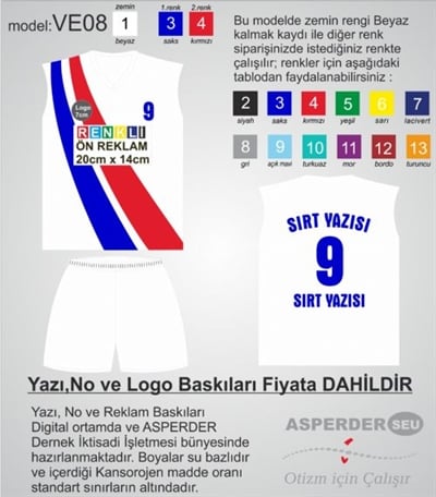 Voleybol Forma Şort model 08