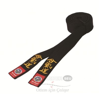 Aikido Nakışlı Siyah Kuşak Do Smai AK-258