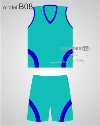 Basketbol Forma Şort takım model 08