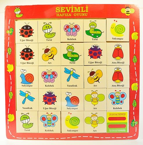 Ahşap Hafıza Oyunu 