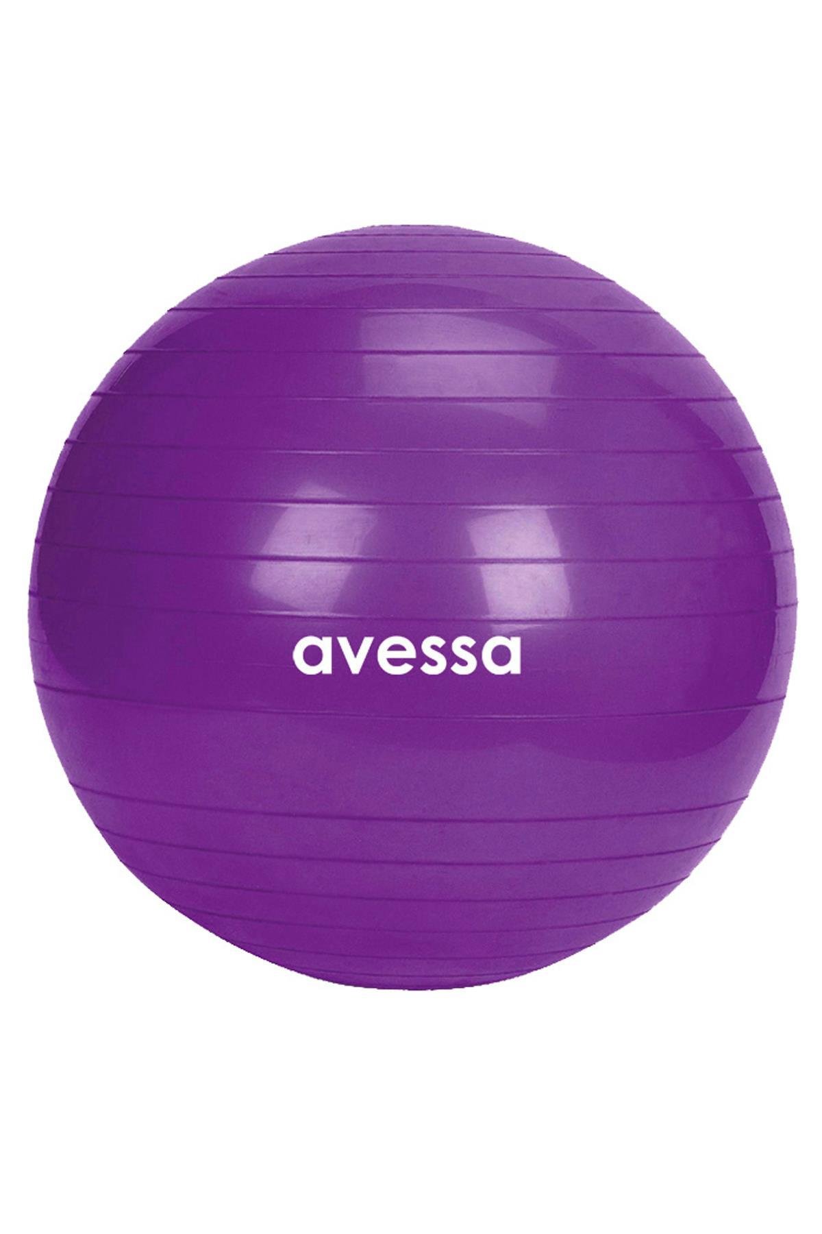 Avessa 55 Cm Pilates Topu Poşet Ambalaj BPT-55 Mor