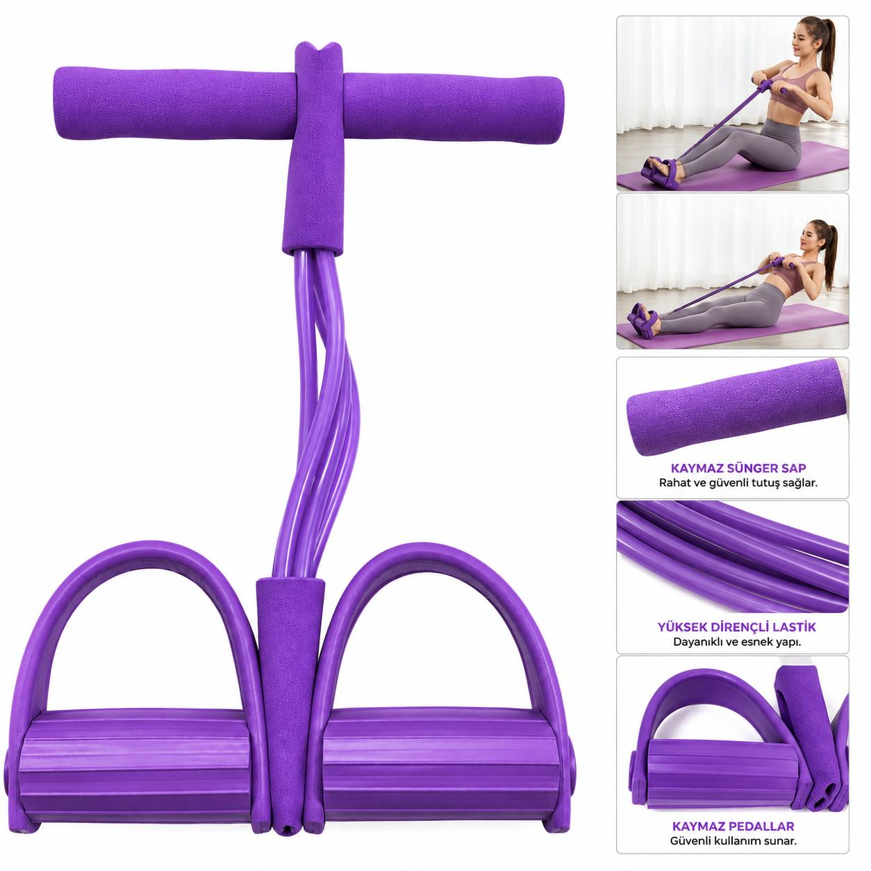Avessa Btr-Purple Ayak Çekme Egzersiz Lastiği Mor