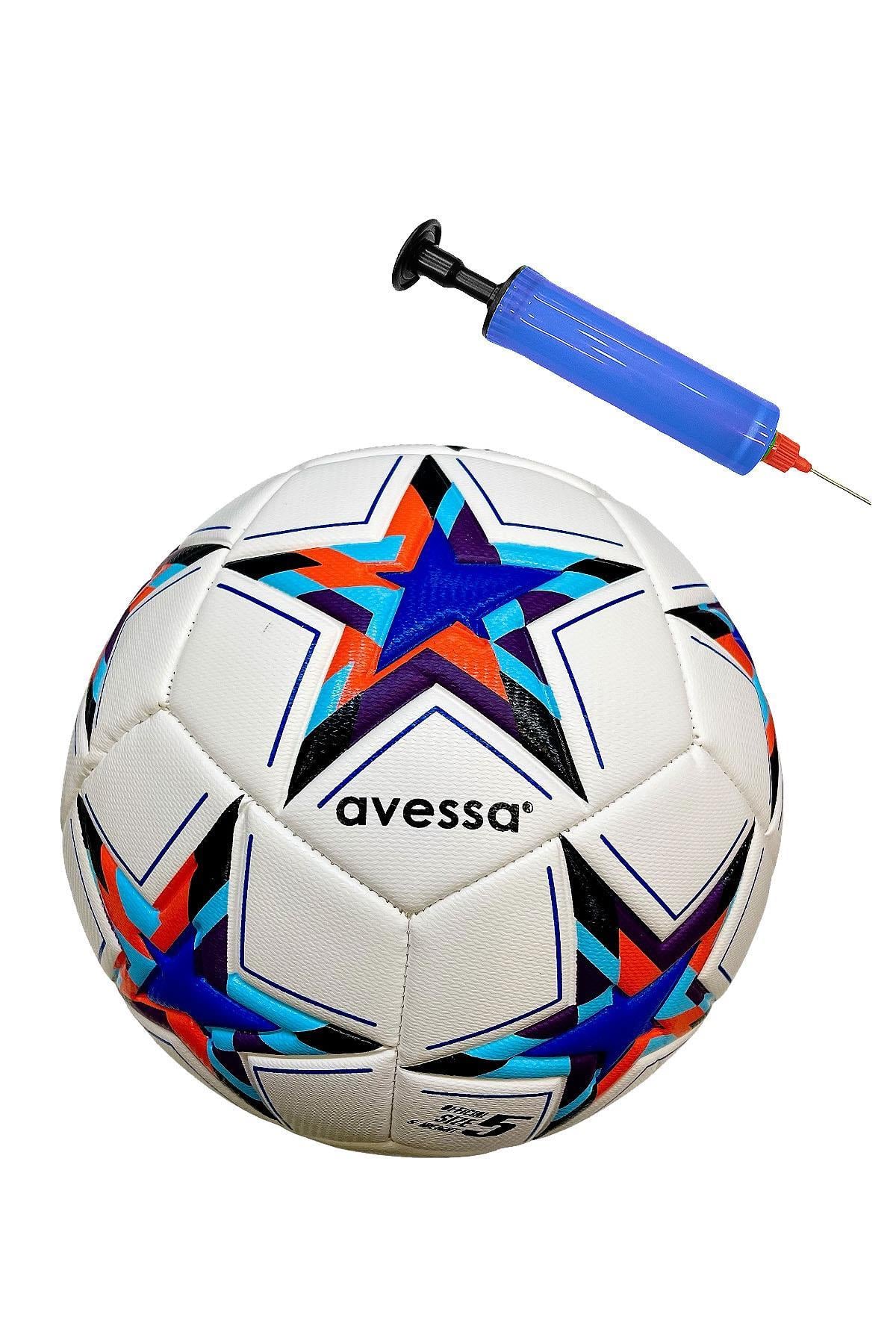 Avessa FT800-110MB Futbol Topu Mavi-Beyaz 4 Astar
