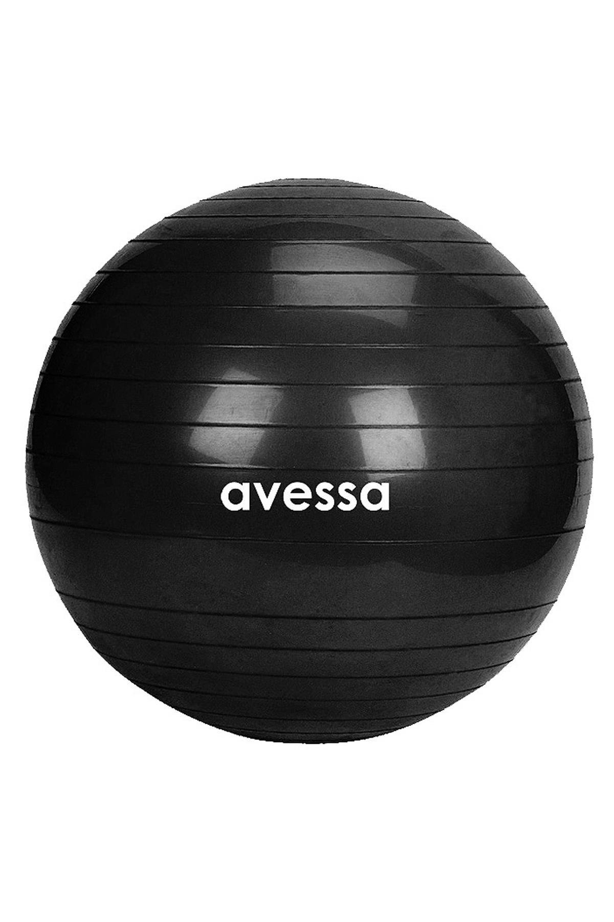 Avessa Xpt-85 Pilates Topu Siyah 85 Cm