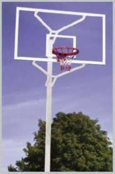 Basketbol Potası (Tek Direk,15 mm Cam Panyalı,105*180cm)