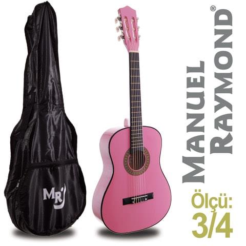 Klasik Gitar Junior Manuel Raymond MRC87PNK (KILIF HEDİYE)