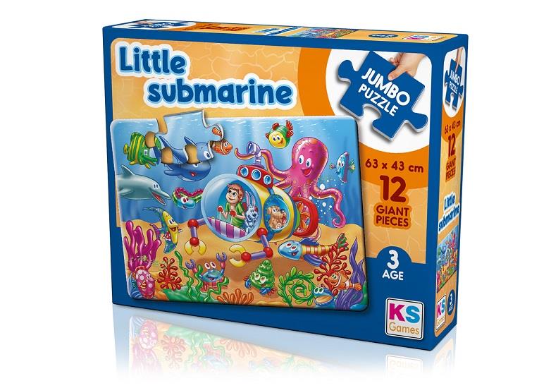 Little Submarine  jumbo Puzzle 12 Pcs.