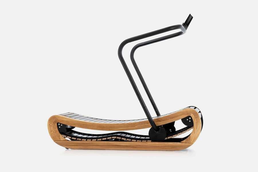 NOHRD Kavisli Ahşap Koşu Bandı Sprintbok V.2 Oak 23124