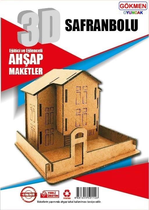 Safranbolu Evi - 3D Ahşap Maket
