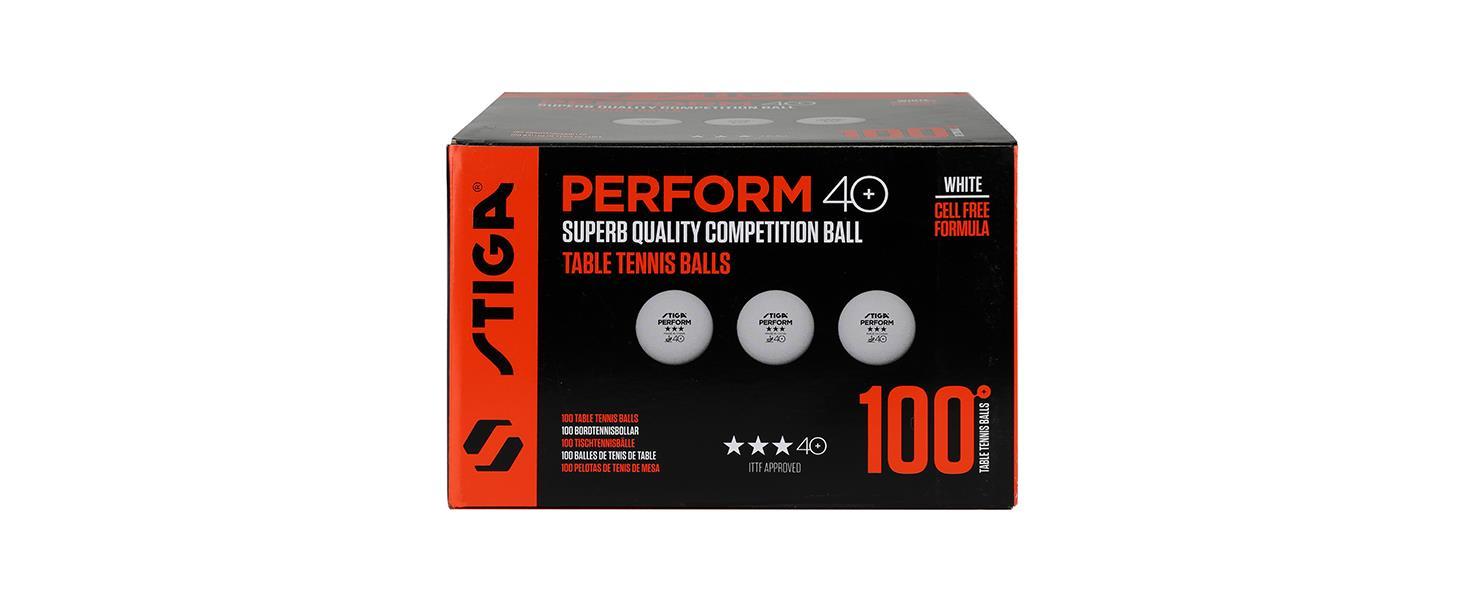 Stiga Ball Perform 3 Star Masa Tenisi Pinpon Topu Beyaz 100lü 1113-2210-10