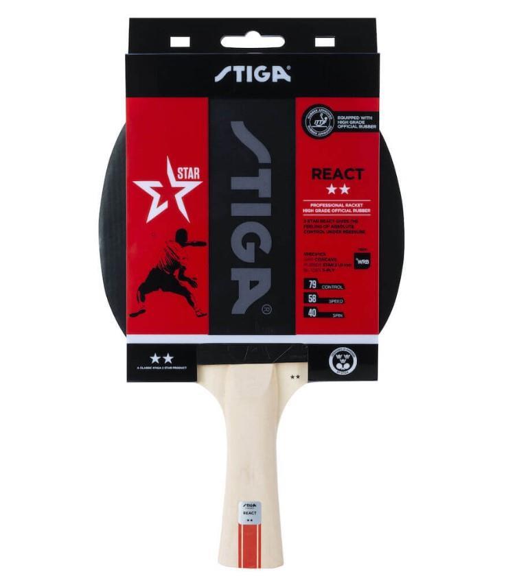Stiga Bat React-2 Star Masa Tenis Raketi 1212-8418-01