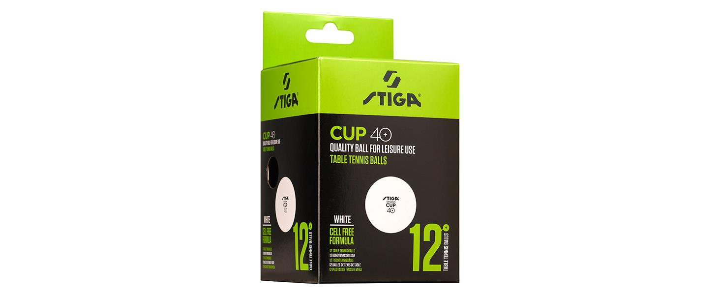 Stiga Table Tenis Ball Cup Pinpon Topu Beyaz 12li 1110-2510-12