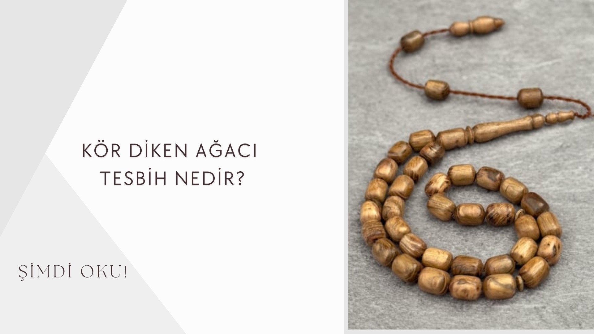 Kör Diken Ağacı Tesbih Nedir?