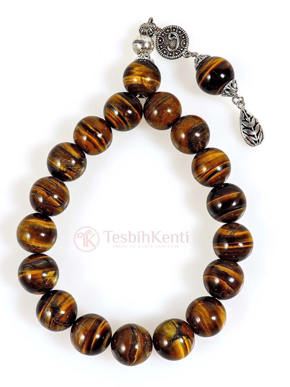 17lik ve 33lük Kaplan Gözü Doğal Taş Tesbih Seti