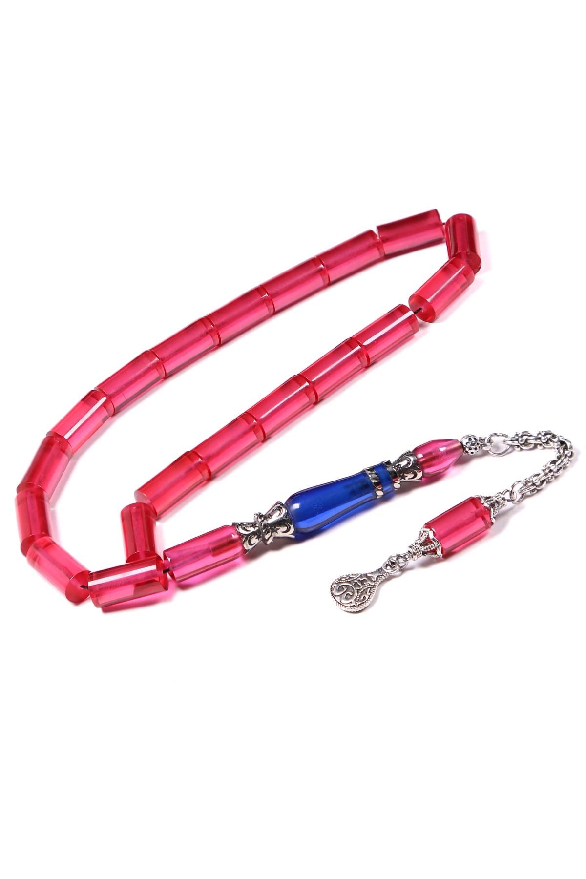 19'lu Nakkaş İmameli Ateş Kehribar Tesbih - TesbihKenti